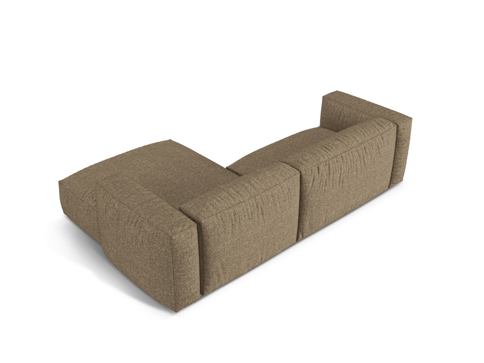 2-Sitzer Modular Rechter Ecksofa XL Martina in Cappuccino-Monet präsentiert im Onlineshop von KAQTU Design AG. Ecksofa rechts ist von Micadoni