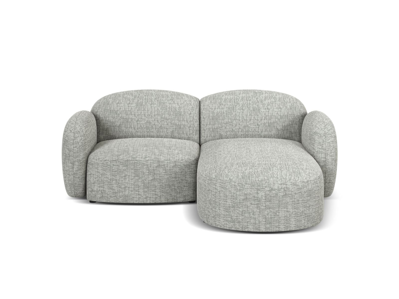 3-Sitzer Ecksofa rechts Blair in Warm grey-Baltimore präsentiert im Onlineshop von KAQTU Design AG. Ecksofa rechts ist von Micadoni