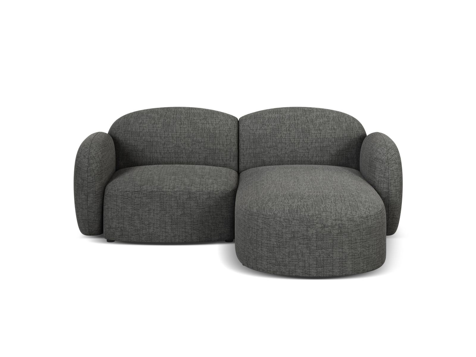 3-Sitzer Ecksofa rechts Blair in Grey Melange-Baltimore präsentiert im Onlineshop von KAQTU Design AG. Ecksofa rechts ist von Micadoni