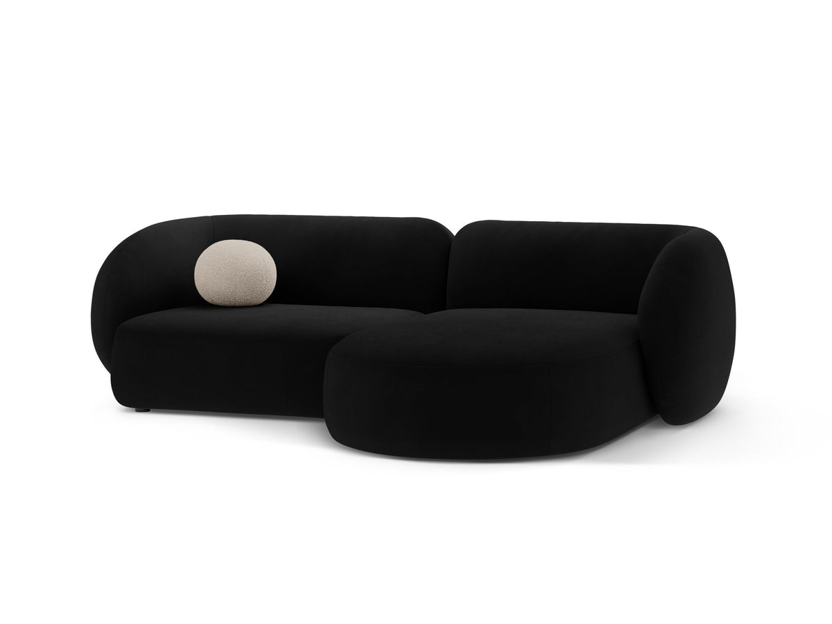 2-Sitzer Modular Ecksofa rechts Kate in Black-Salvador präsentiert im Onlineshop von KAQTU Design AG. Ecksofa rechts ist von Micadoni