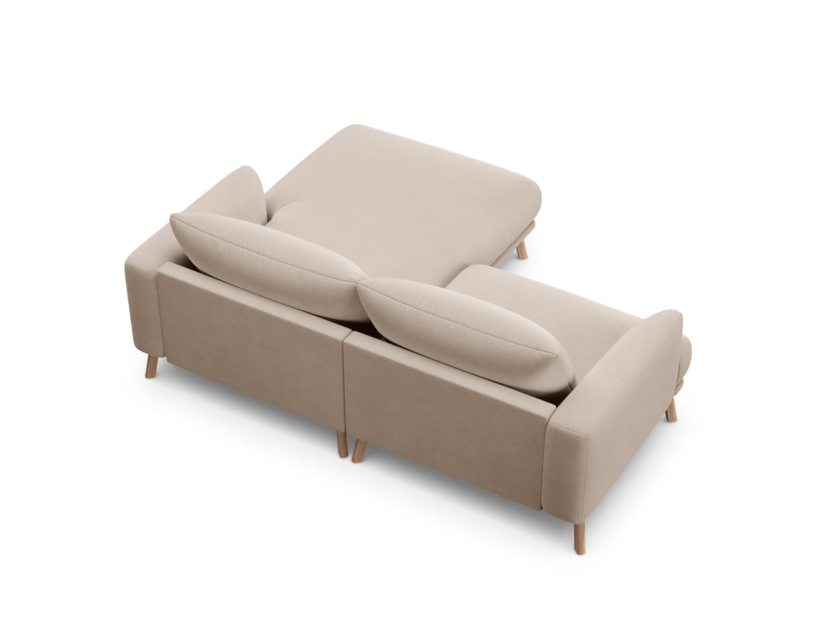 3-Sitzer Ecksofa rechts Naomi in Beige-Salvador präsentiert im Onlineshop von KAQTU Design AG. Ecksofa rechts ist von Micadoni