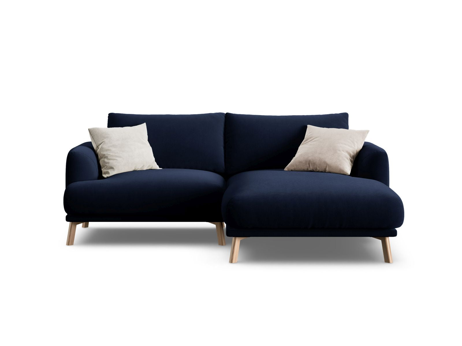 3-Sitzer Ecksofa rechts Naomi in Royal Blue-Salvador präsentiert im Onlineshop von KAQTU Design AG. Ecksofa rechts ist von Micadoni