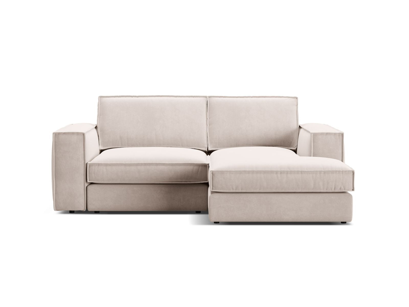 2-Sitzer Modular Ecksofa rechts Pola in Beige-Salvador präsentiert im Onlineshop von KAQTU Design AG. Ecksofa rechts ist von Micadoni