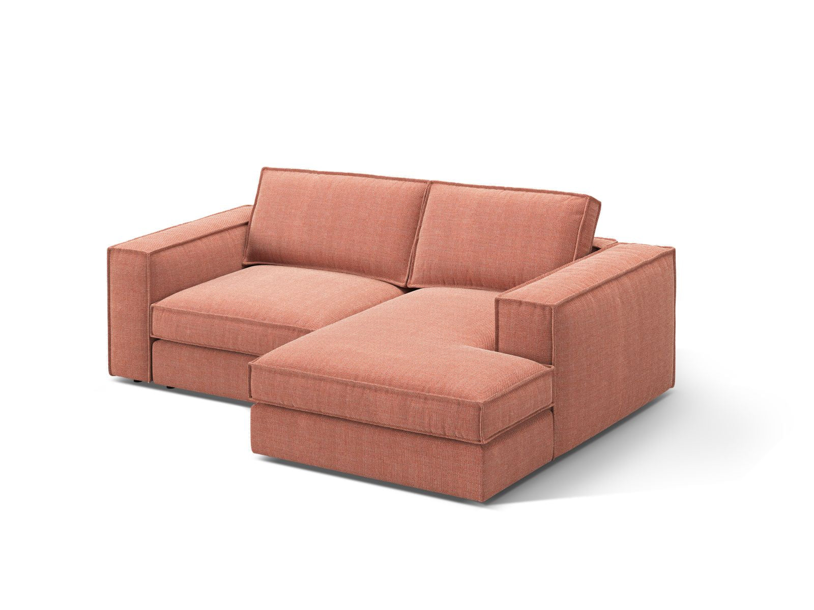 Stylisches 2-Sitzer Ecksofa rechts Pola von Micadoni, ideal für moderne Wohnräume, in elegantem Design und hochwertiger Verarbeitung.
