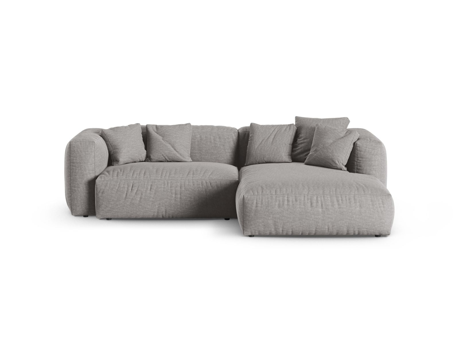 2-Sitzer Ecksofa rechts XL Martina in Light Grey-Boston präsentiert im Onlineshop von KAQTU Design AG. Ecksofa rechts ist von Micadoni