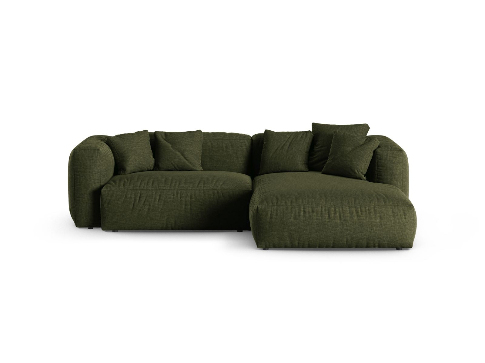 2-Sitzer Ecksofa rechts XL Martina in Green-Boston präsentiert im Onlineshop von KAQTU Design AG. Ecksofa rechts ist von Micadoni