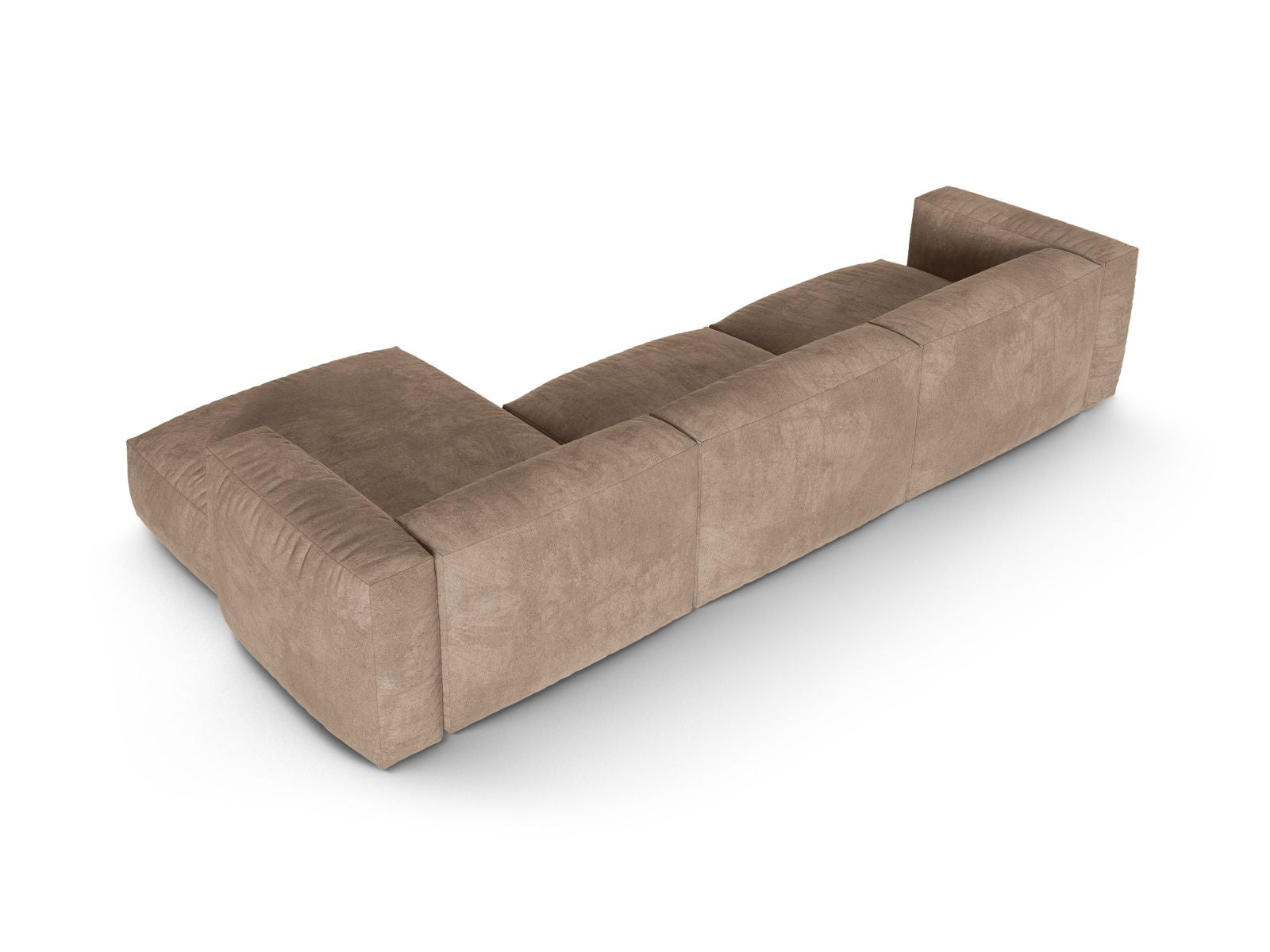 3-Sitzer XL Modular Ecksofa rechts Martina in Dark Beige-Vogue präsentiert im Onlineshop von KAQTU Design AG. Ecksofa rechts ist von Micadoni