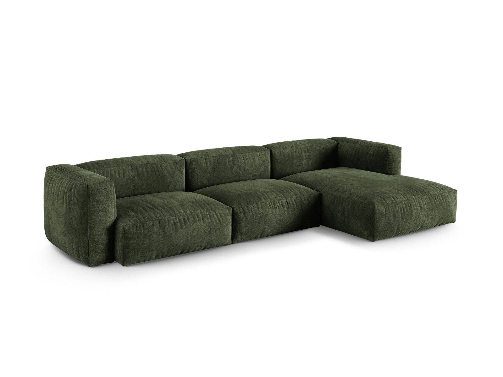 3-Sitzer XL Modular Ecksofa rechts Martina in Green-Vogue präsentiert im Onlineshop von KAQTU Design AG. Ecksofa rechts ist von Micadoni