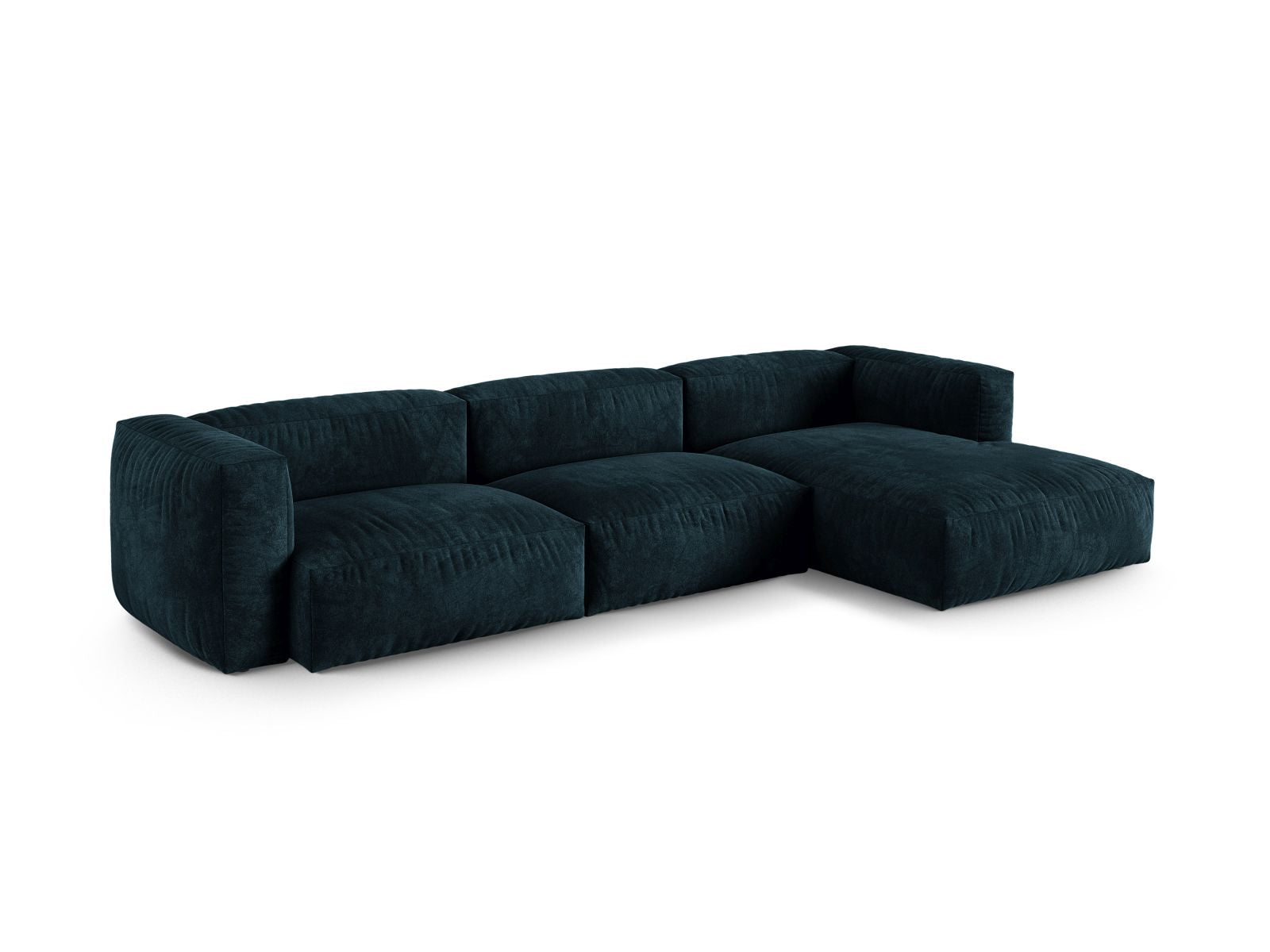 3-Sitzer XL Modular Ecksofa rechts Martina in Deep Petrol-Vogue präsentiert im Onlineshop von KAQTU Design AG. Ecksofa rechts ist von Micadoni