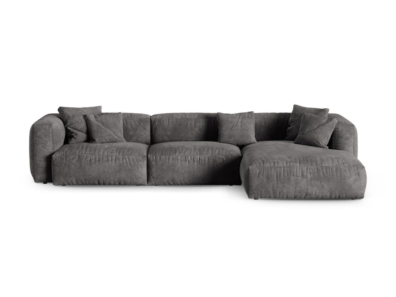 3-Sitzer XL Modular Ecksofa rechts Martina in Grey-Vogue präsentiert im Onlineshop von KAQTU Design AG. Ecksofa rechts ist von Micadoni