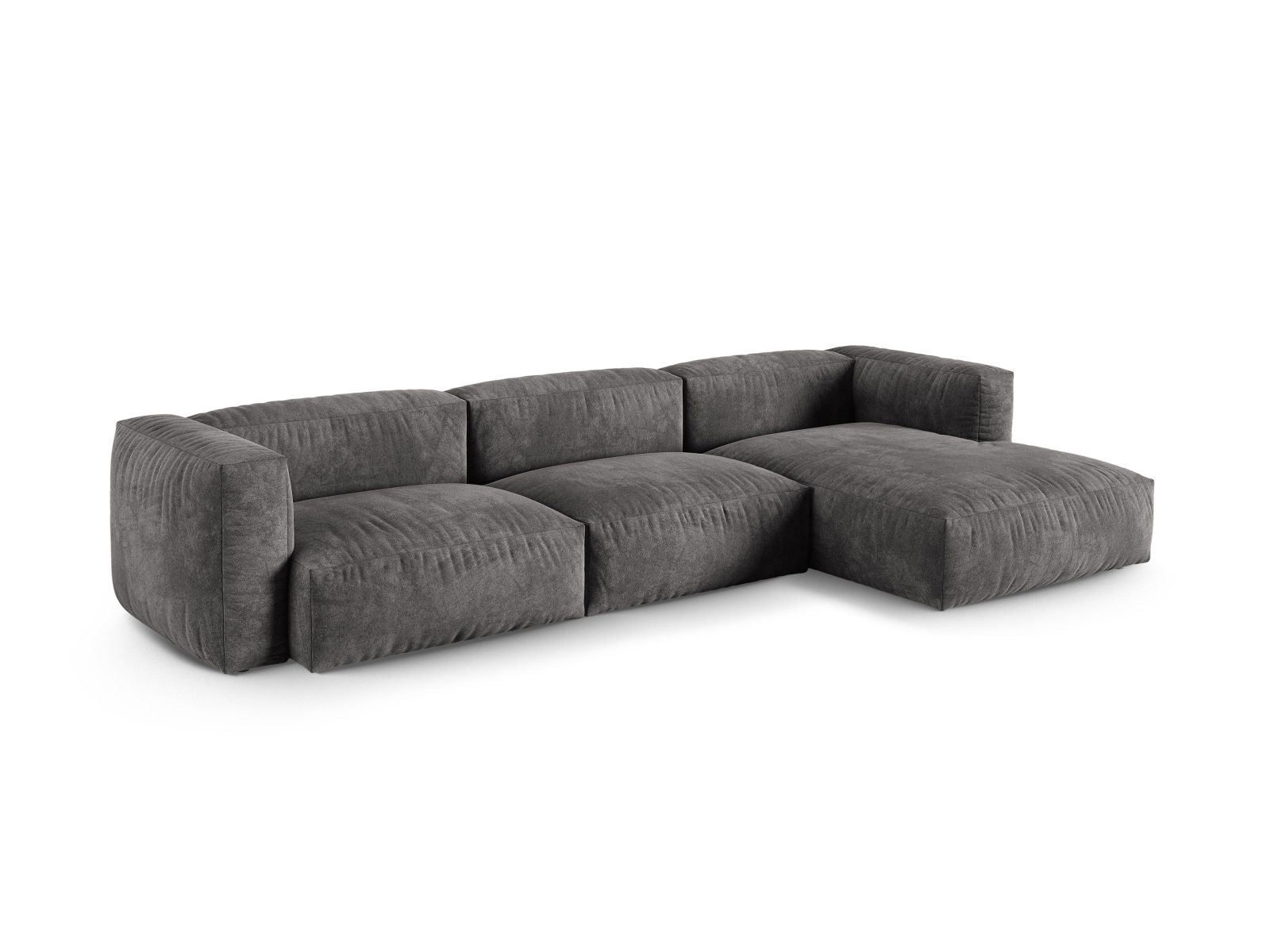 3-Sitzer XL Modular Ecksofa rechts Martina in Grey-Vogue präsentiert im Onlineshop von KAQTU Design AG. Ecksofa rechts ist von Micadoni