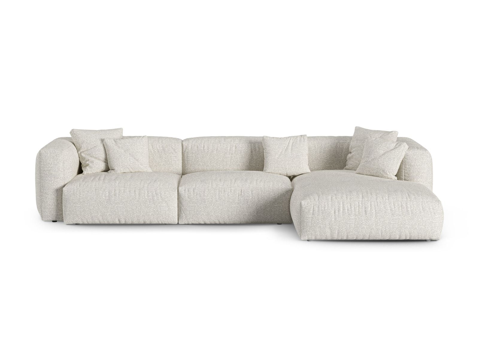 Canapé d'angle modulable XL 3 places droit Martina