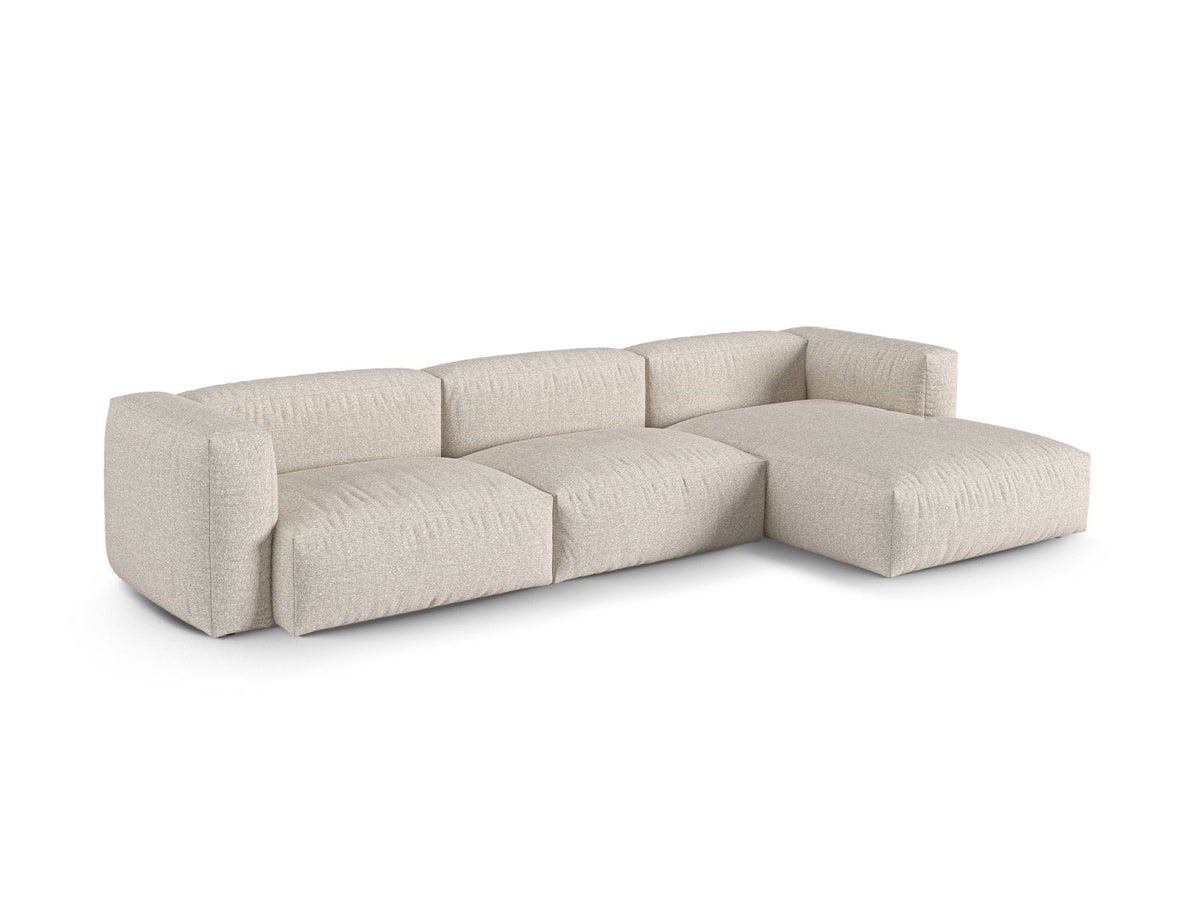 3-Sitzer XL Modular Ecksofa rechts Martina in Beige-Monet präsentiert im Onlineshop von KAQTU Design AG. Ecksofa rechts ist von Micadoni