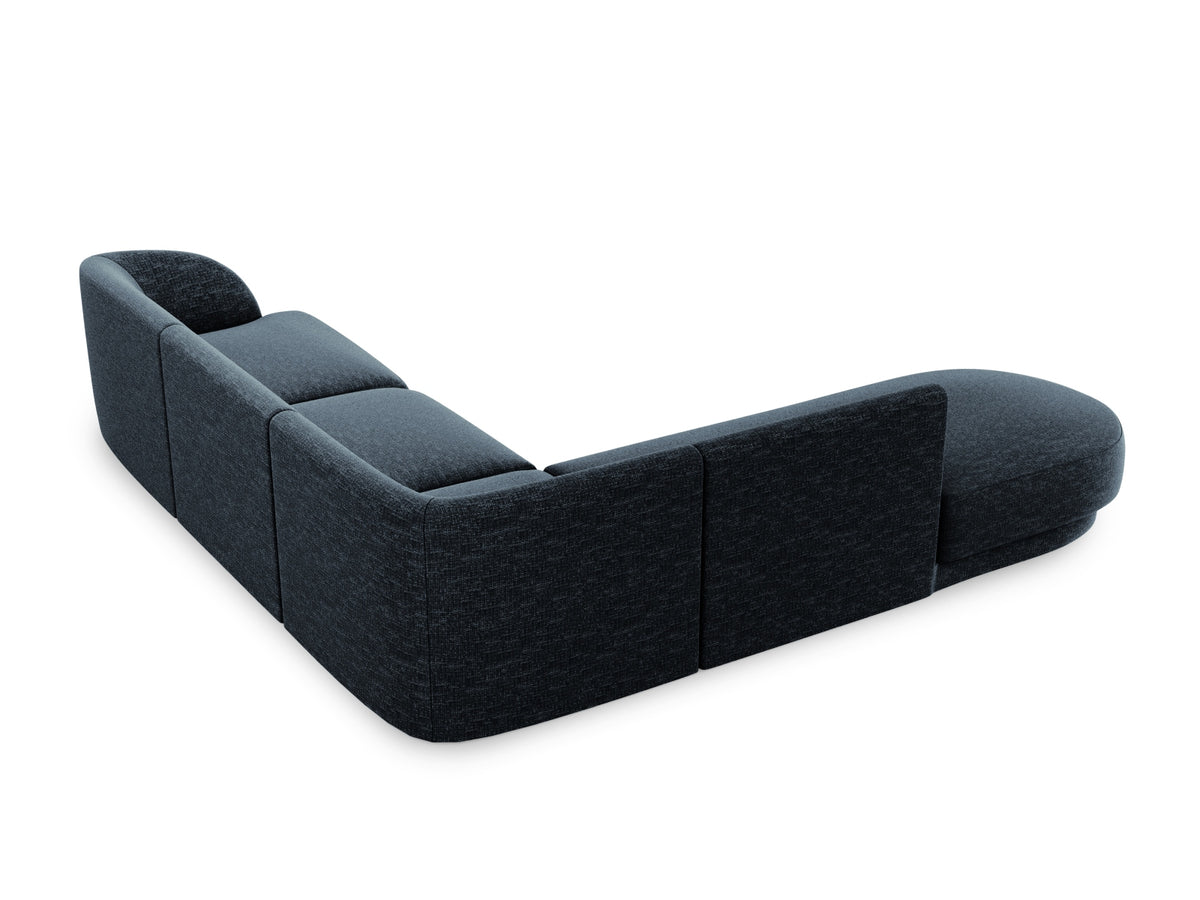 Miley Ecksofa links 6 Sitzer in Royal Blue-Haga präsentiert im Onlineshop von KAQTU Design AG. Ecksofa links ist von Micadoni