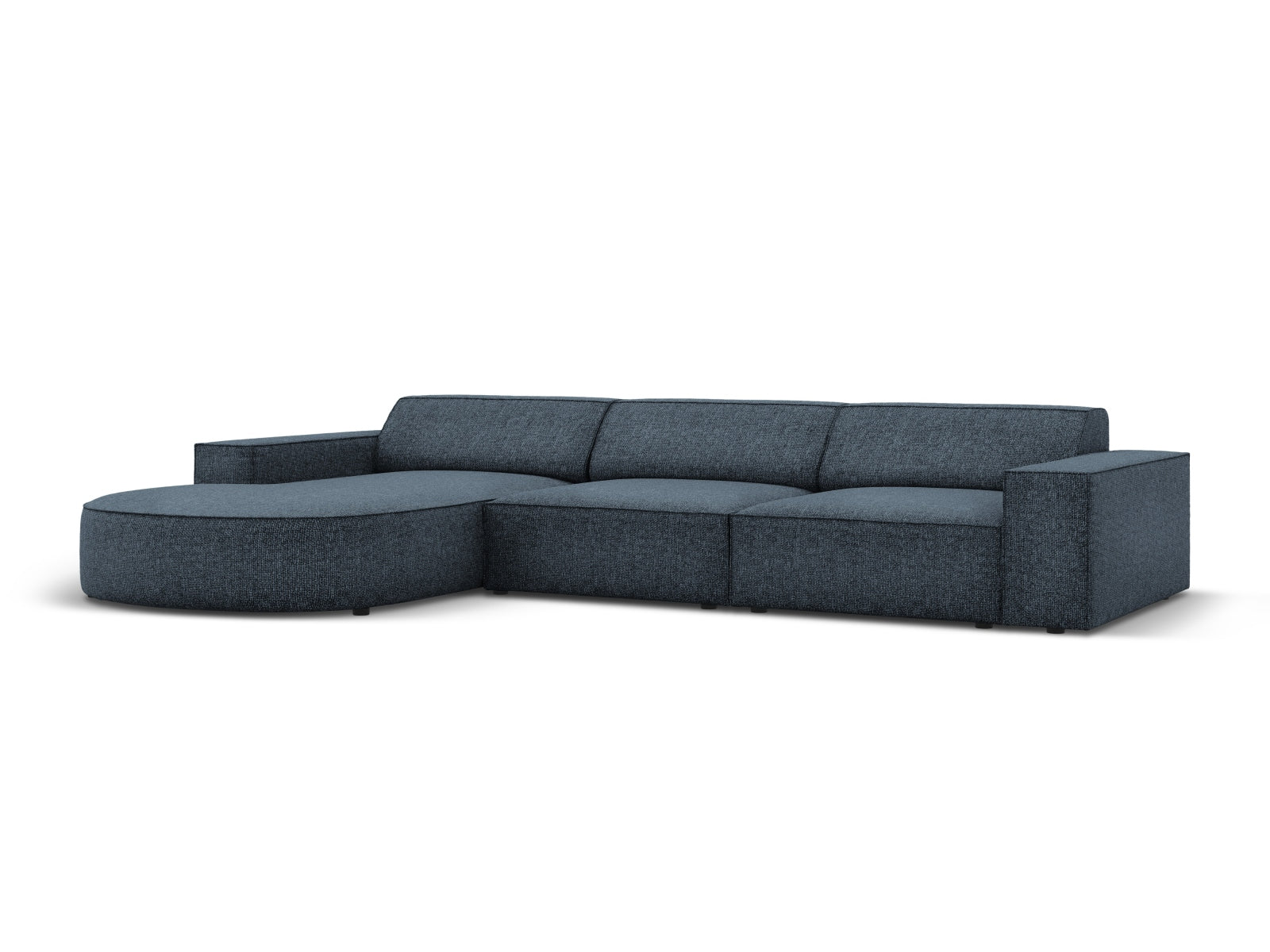 Entdecken Sie das Jodie Ecksofa links 4 Sitzer von Micadoni – ein stilvolles, anpassbares Möbelstück, das höchsten Komfort und Eleganz vereint.