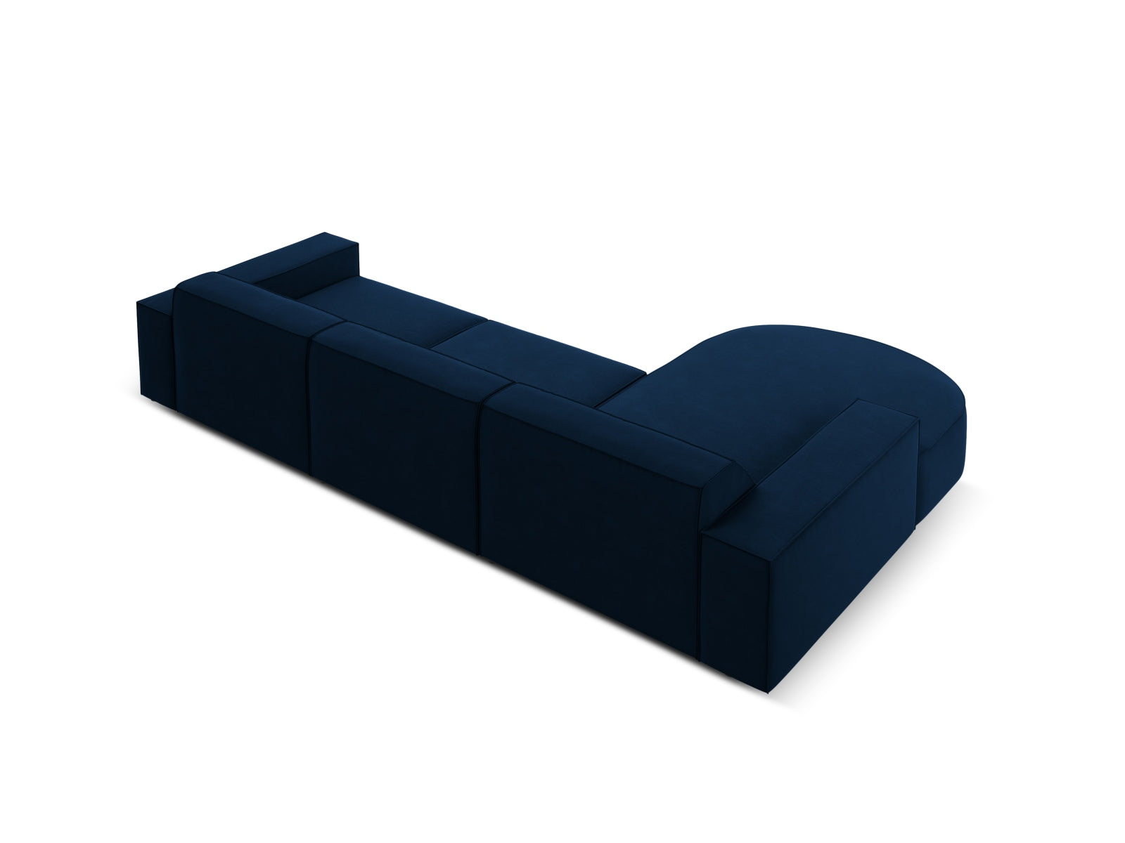 Erleben Sie das Jodie Velour Ecksofa links von Micadoni – ein elegantes, modulares 4-Sitzer Sofa, das Komfort und Stil perfekt kombiniert.