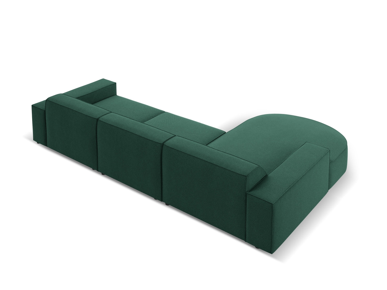 Erleben Sie das Jodie Ecksofa links 4 Sitzer von Micadoni – ein elegantes, modulares Sofa, das Komfort und Stil für Ihr Wohnzimmer bietet.