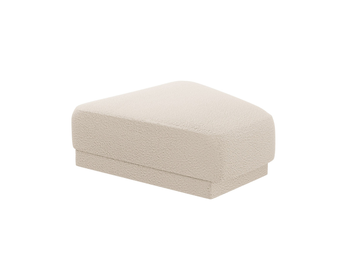 Miley Pouf 1 Sitz in Beige-Baloo präsentiert im Onlineshop von KAQTU Design AG. Pouf ist von Micadoni
