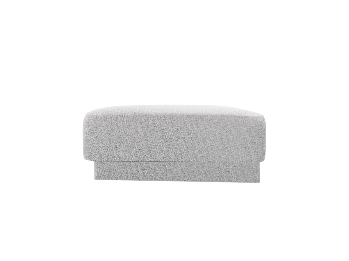 Miley Pouf 1 Sitz in Light Grey-Baloo präsentiert im Onlineshop von KAQTU Design AG. Pouf ist von Micadoni