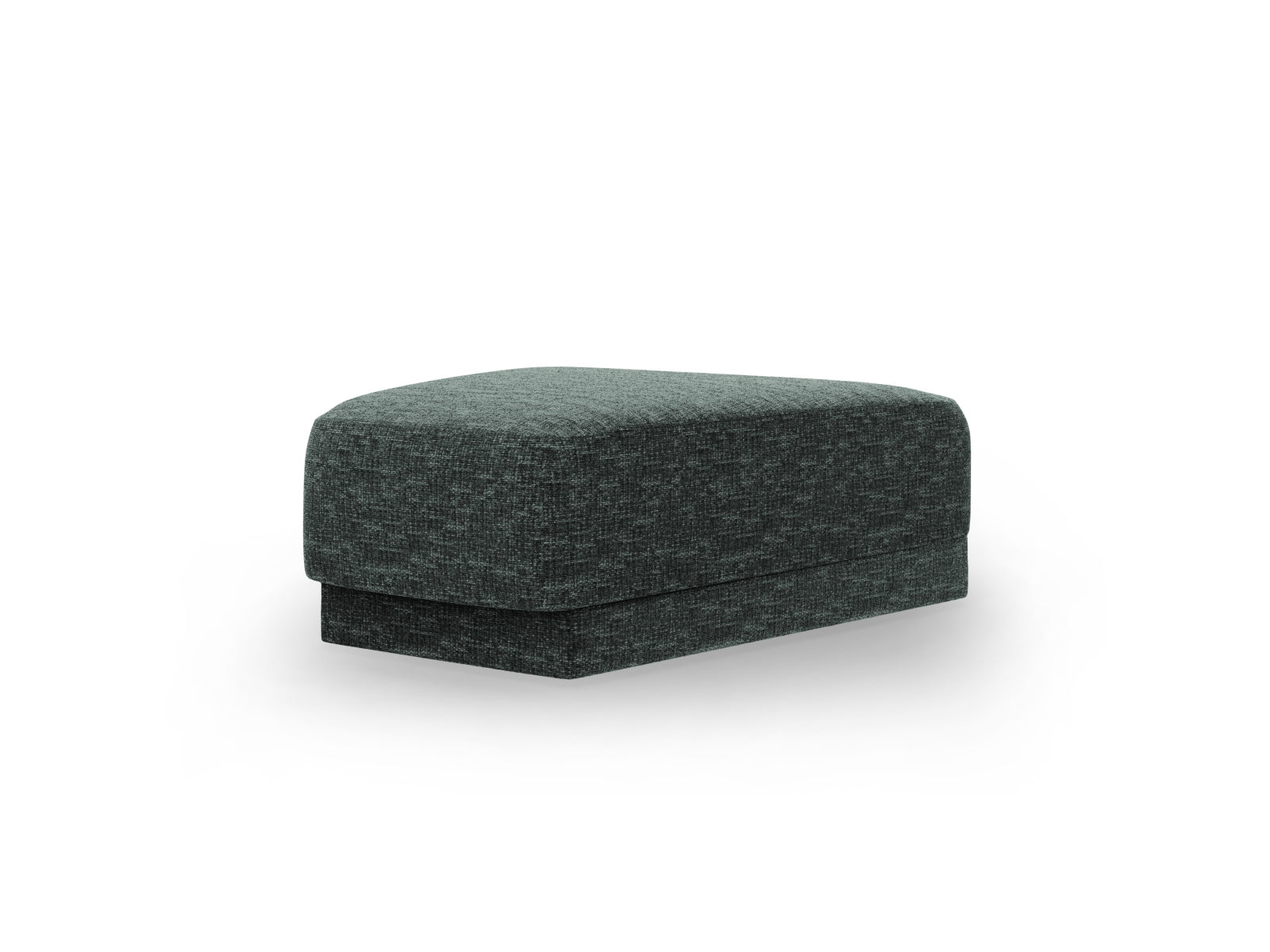 Eleganter Miley Pouf in trendigem Petrol-Haga von Micadoni, perfekt für entspannte Momente und stilvolle Raumgestaltung.
