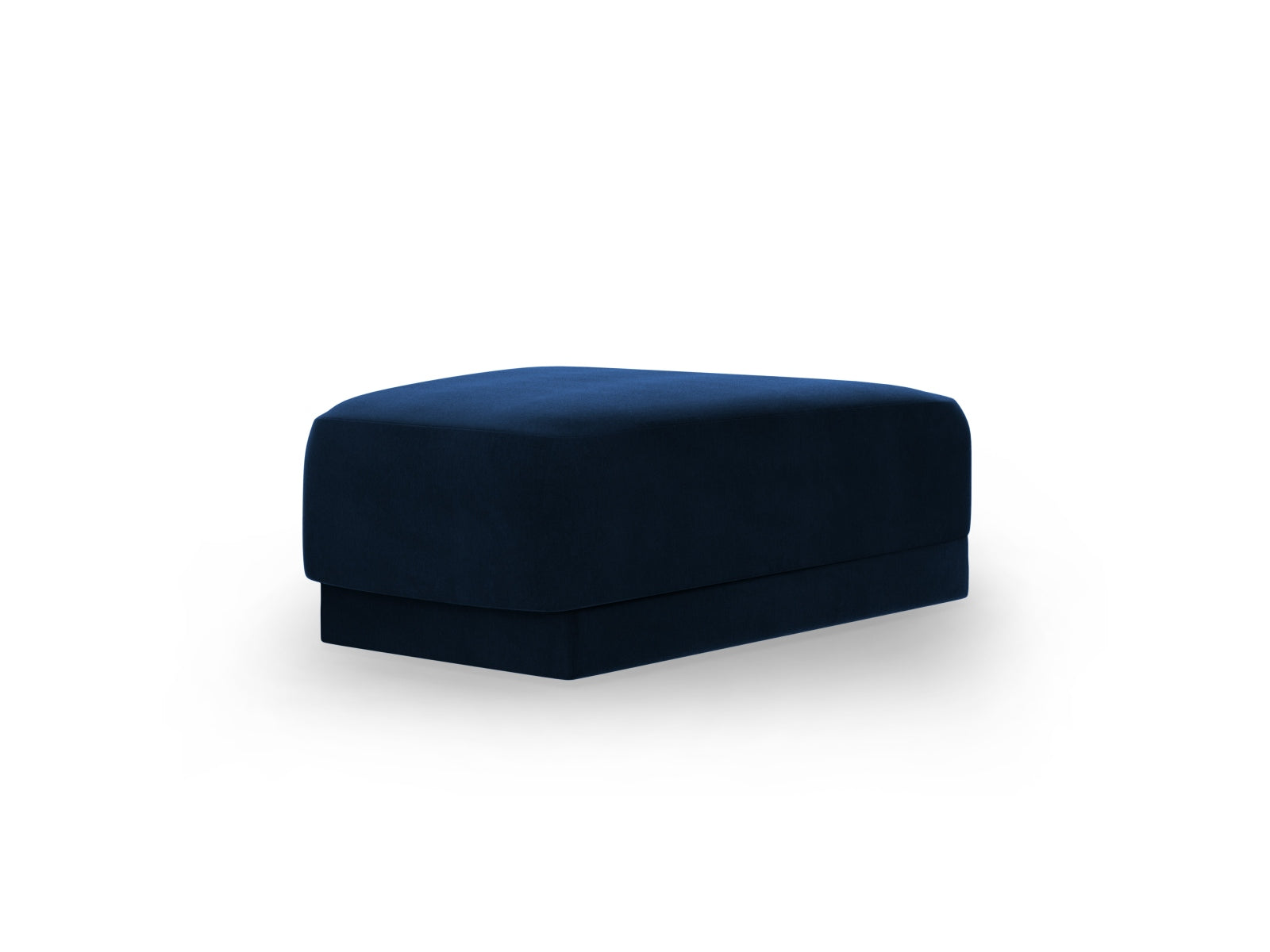 Stylischer Miley Velour Pouf in Royal Blue, perfekt für zusätzlichen Sitzkomfort und als dekoratives Element in Ihrem Wohnraum.