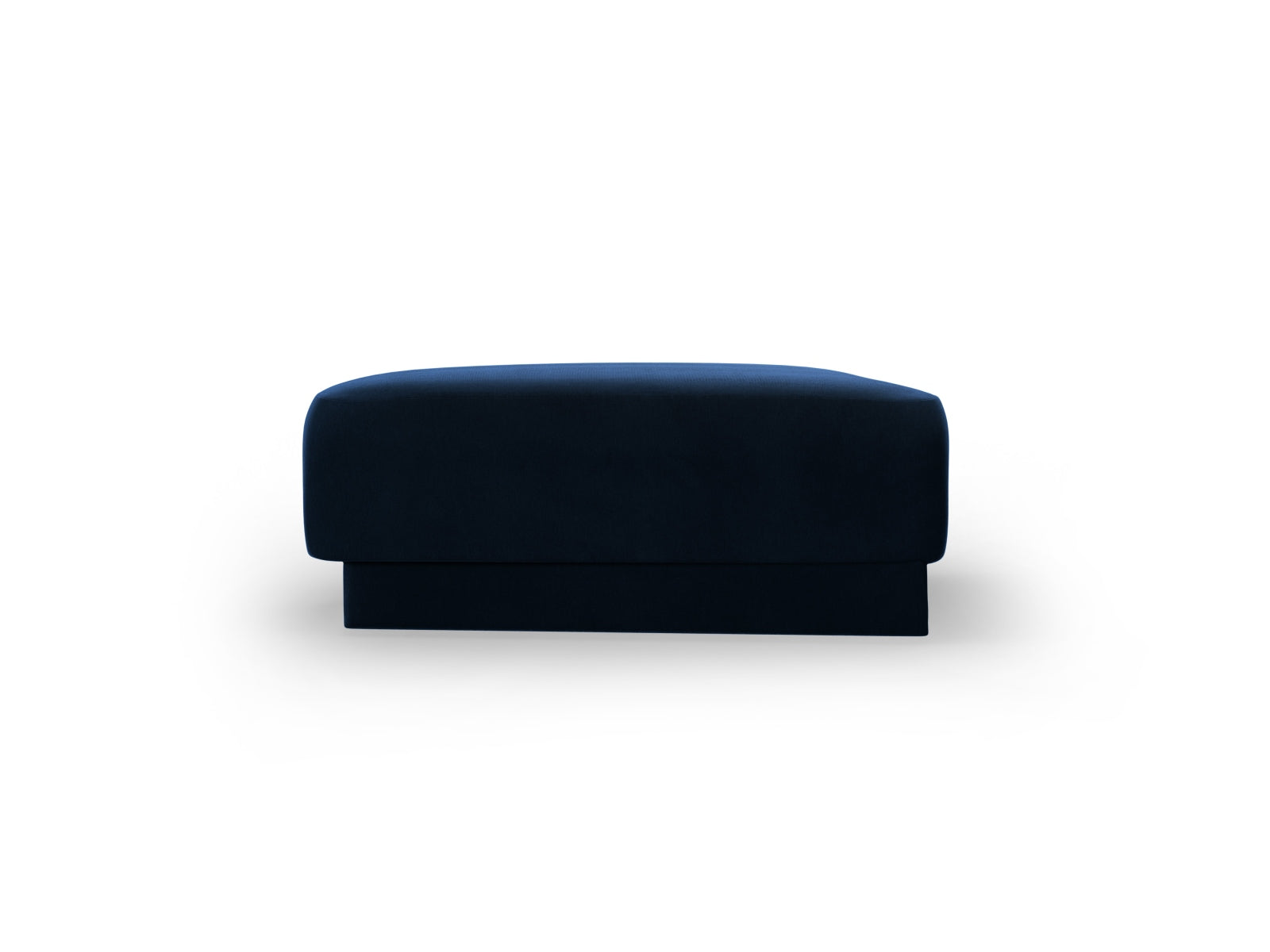 Eleganter Miley Velour Pouf in Royal Blue, ideal für gemütliche Sitzgelegenheiten und als stilvolles Accessoire in jedem Raum.