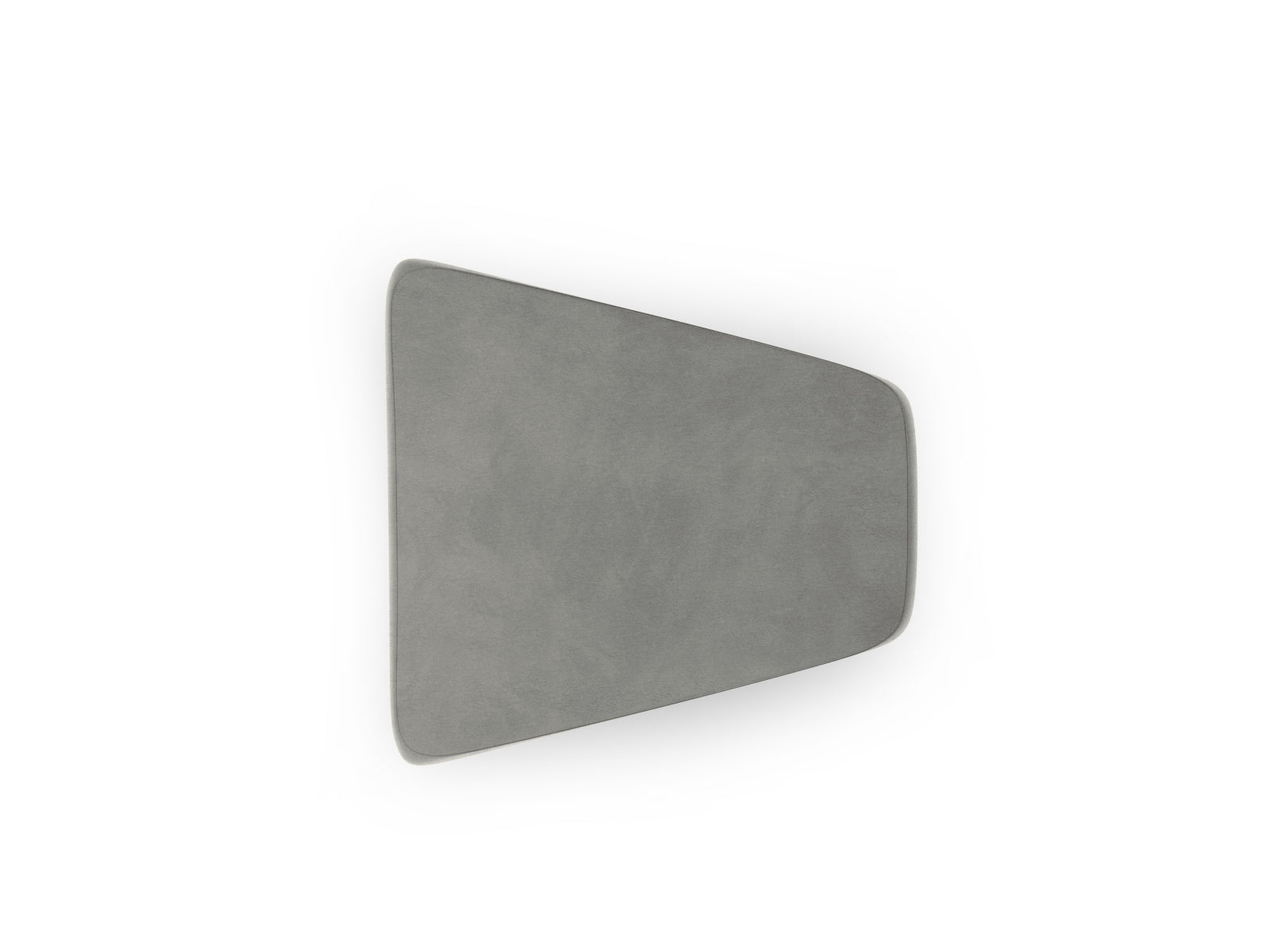 Stylischer Miley Velour Pouf in zartem Grau, perfekt für entspannte Momente oder als dekoratives Element in jedem Raum.