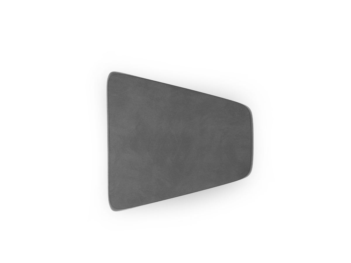 Miley Velour Pouf 1 Sitz in Grey-Bluvel präsentiert im Onlineshop von KAQTU Design AG. Pouf ist von Micadoni
