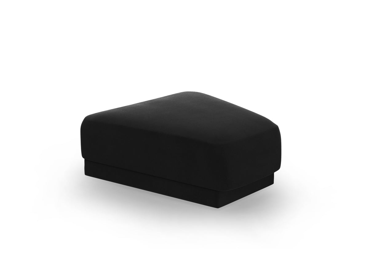 Miley Velour Pouf 1 Sitz in Black-Bluvel präsentiert im Onlineshop von KAQTU Design AG. Pouf ist von Micadoni