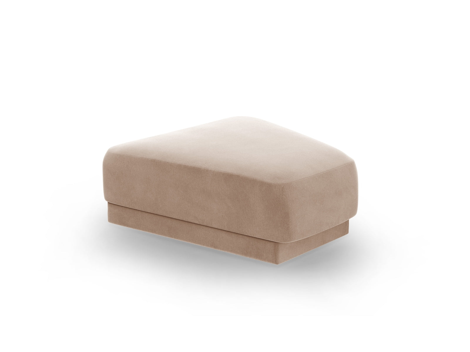 Entdecken Sie den vielseitigen Miley Velour Pouf 1 Sitz von Micadoni – ideal für Komfort und Stil in Ihrem Zuhause!
