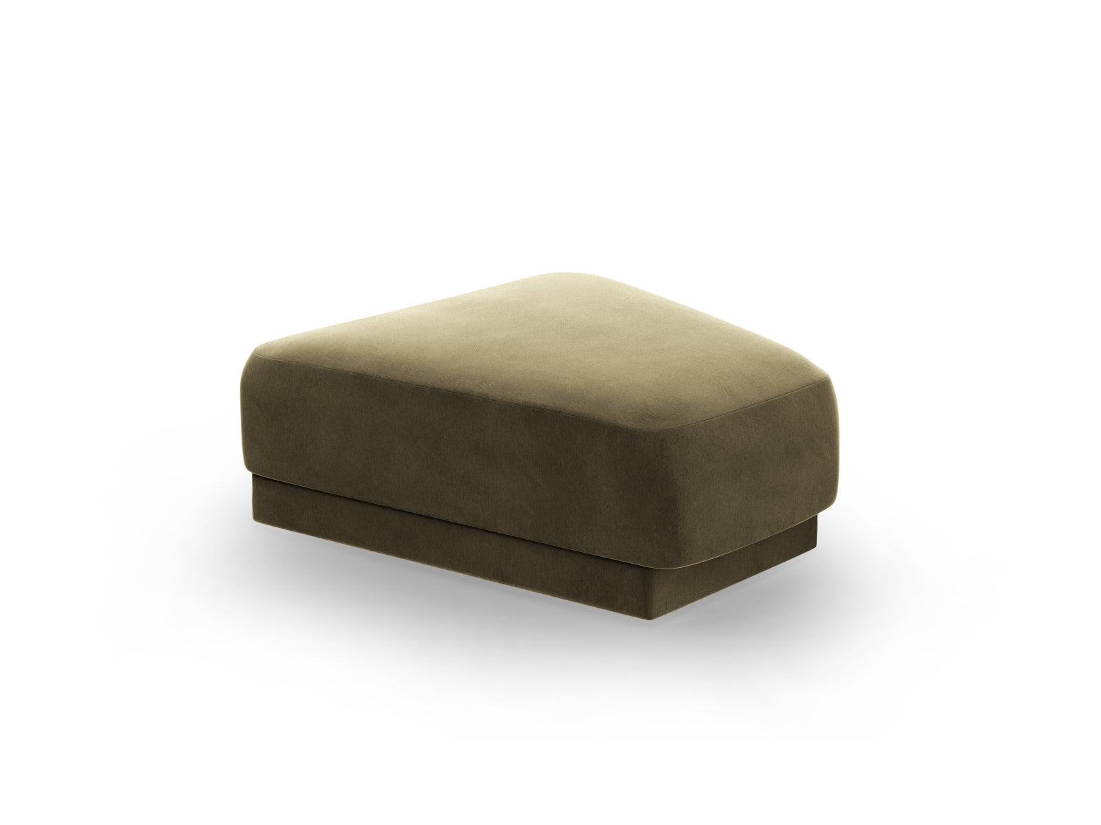 Eleganter Miley Velour Pouf in luxuriösem Grün-Blau, ideal für stilvolle Akzente und zusätzlichen Komfort in Ihrem Wohnraum.