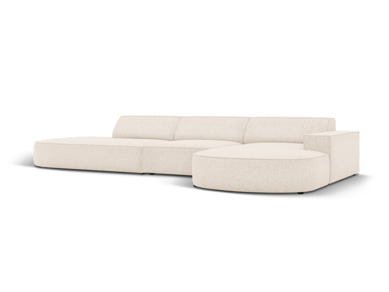 Erleben Sie das Jodie Ecksofa von Micadoni: ein elegantes, modulares 4-Sitzer Sofa, das höchsten Komfort und individuelle Gestaltungsmöglichkeiten bietet.