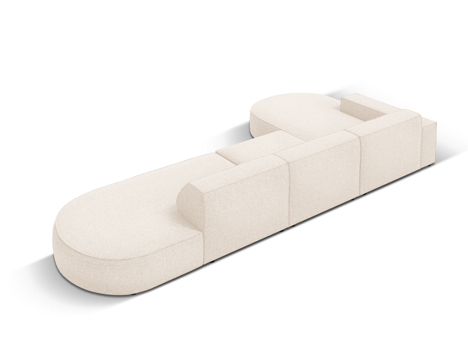 Erleben Sie das Jodie Ecksofa von Micadoni: ein elegantes, modulares 4-Sitzer Sofa, das höchsten Komfort und individuelle Gestaltungsmöglichkeiten bietet.
