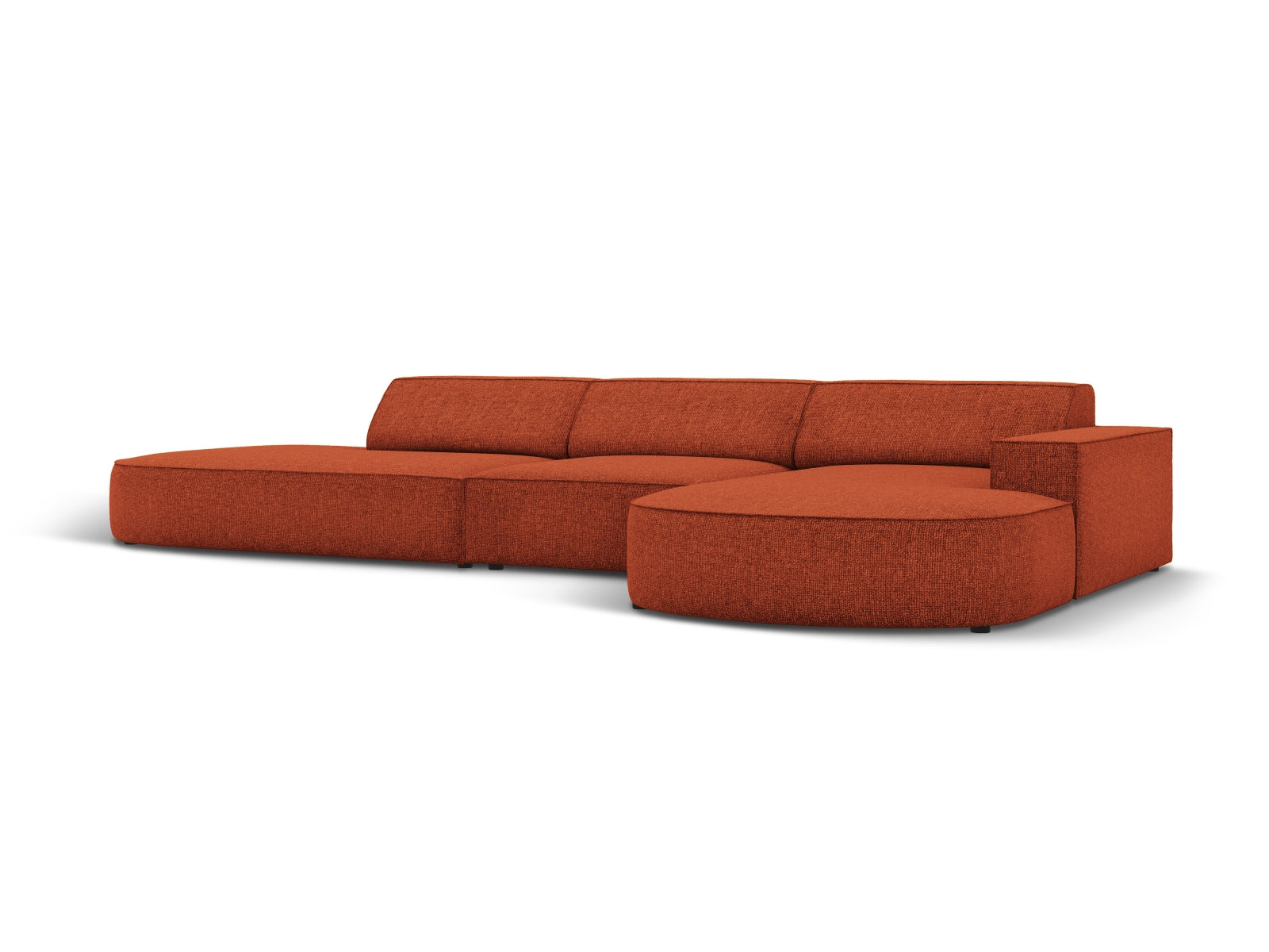 Entdecken Sie das Jodie Ecksofa rechts 4 Sitzer von Micadoni – ein stilvolles, modulares Sofa, das höchsten Komfort und individuelle Gestaltungsmöglichkeiten bietet.