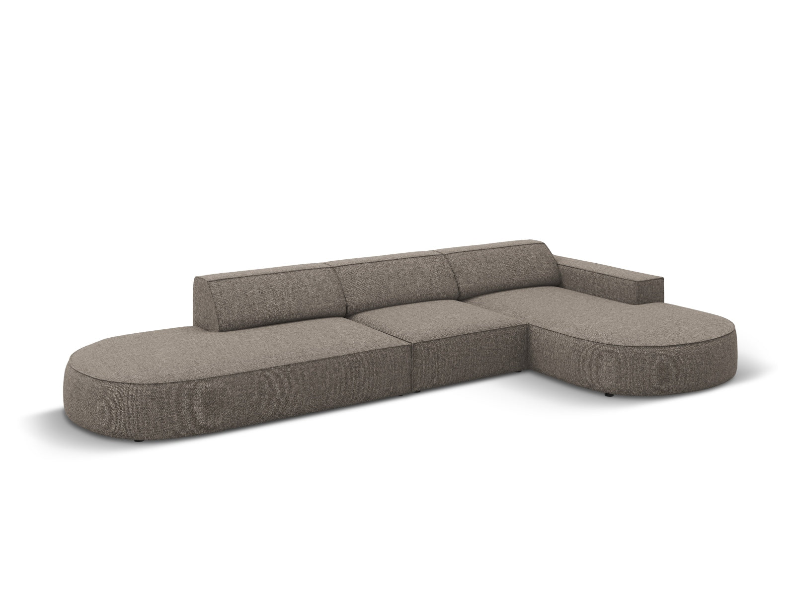 Erleben Sie das Jodie Ecksofa von Micadoni: ein stilvolles, modulares 4-Sitzer Sofa, das Komfort, Funktionalität und Pflegeleichtigkeit vereint.