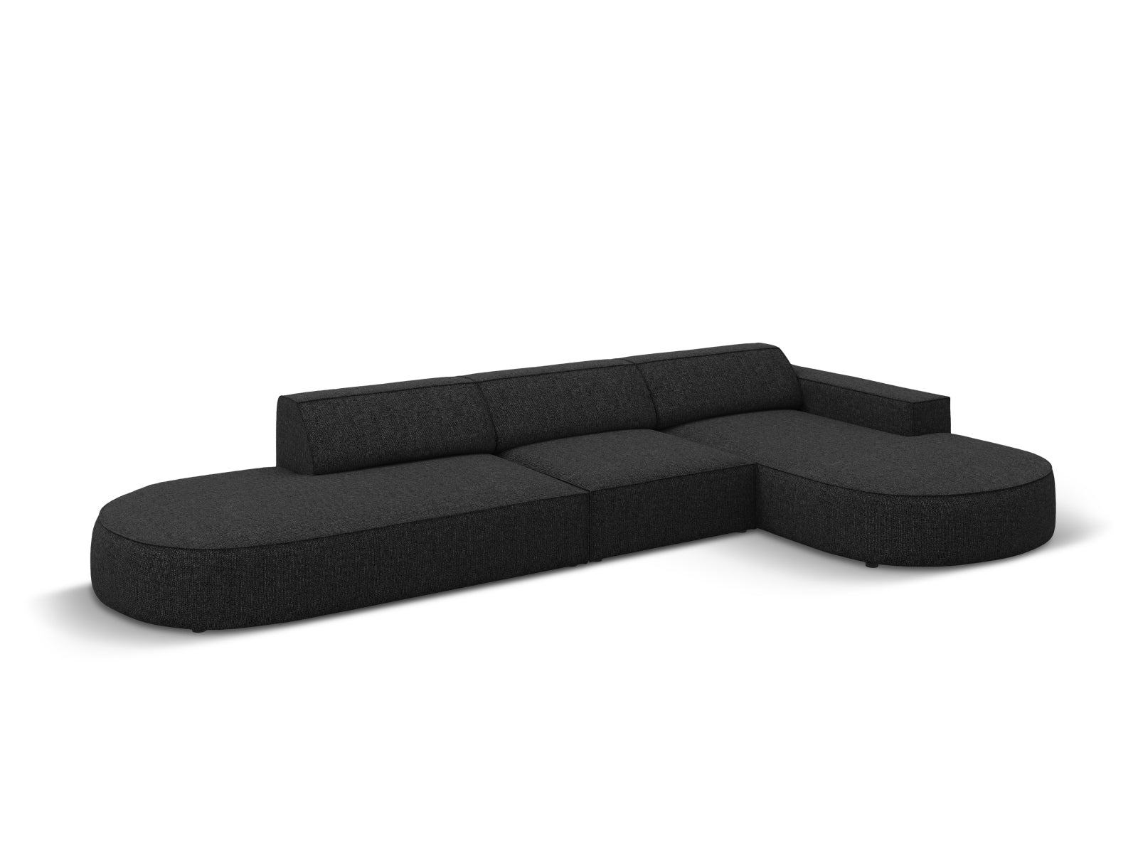 Entdecken Sie das Jodie Ecksofa von Micadoni: ein elegantes, modulares 4-Sitzer Sofa, das höchsten Komfort und individuelle Gestaltungsmöglichkeiten bietet.
