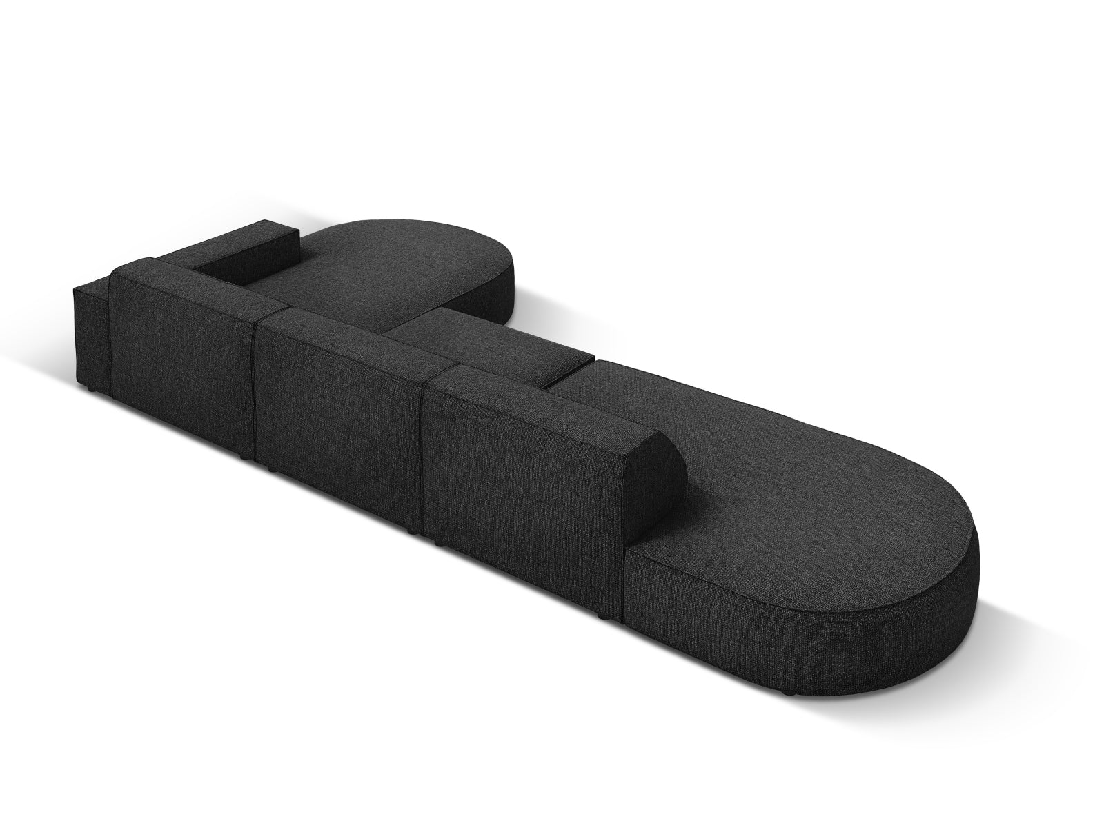Erleben Sie das Jodie Ecksofa von Micadoni: ein stilvolles, modulares 4-Sitzer Sofa, das Komfort, Funktionalität und Pflegeleichtigkeit vereint.