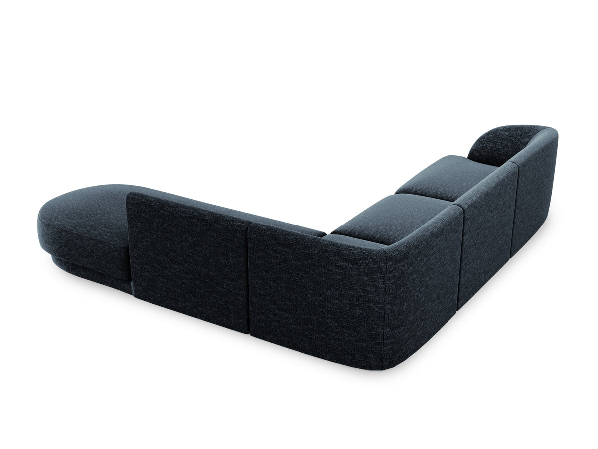 Miley Ecksofa rechts 6 Sitzer in Royal Blue-Haga präsentiert im Onlineshop von KAQTU Design AG. Ecksofa rechts ist von Micadoni