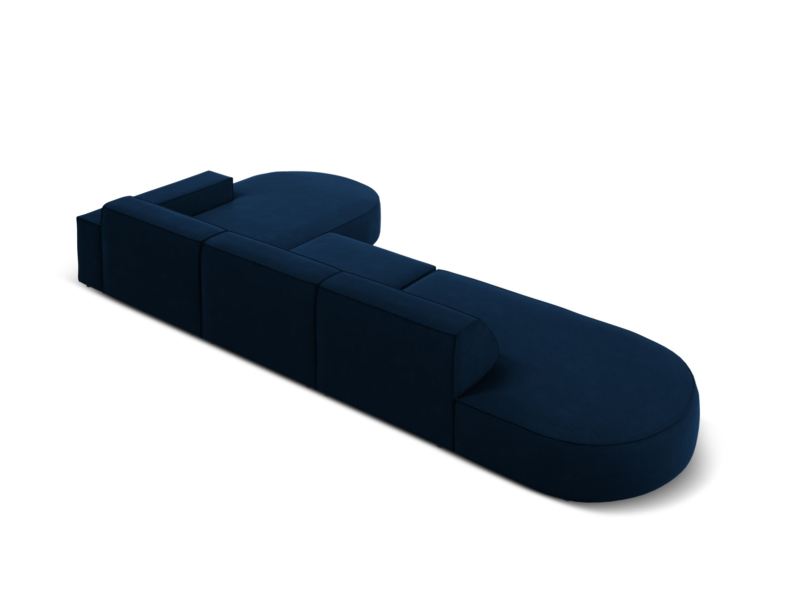 Erleben Sie das Jodie Velour Ecksofa rechts von Micadoni – ein elegantes 4-Sitzer Sofa, das höchsten Komfort und vielseitige Gestaltungsmöglichkeiten bietet.