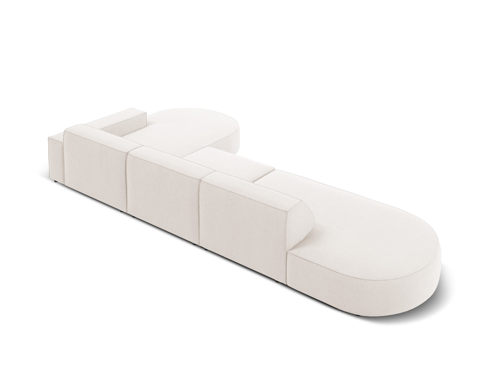 Erleben Sie das Jodie Ecksofa von Micadoni: ein elegantes, modulares 4-Sitzer Sofa, das höchsten Komfort und individuelle Gestaltungsmöglichkeiten bietet.