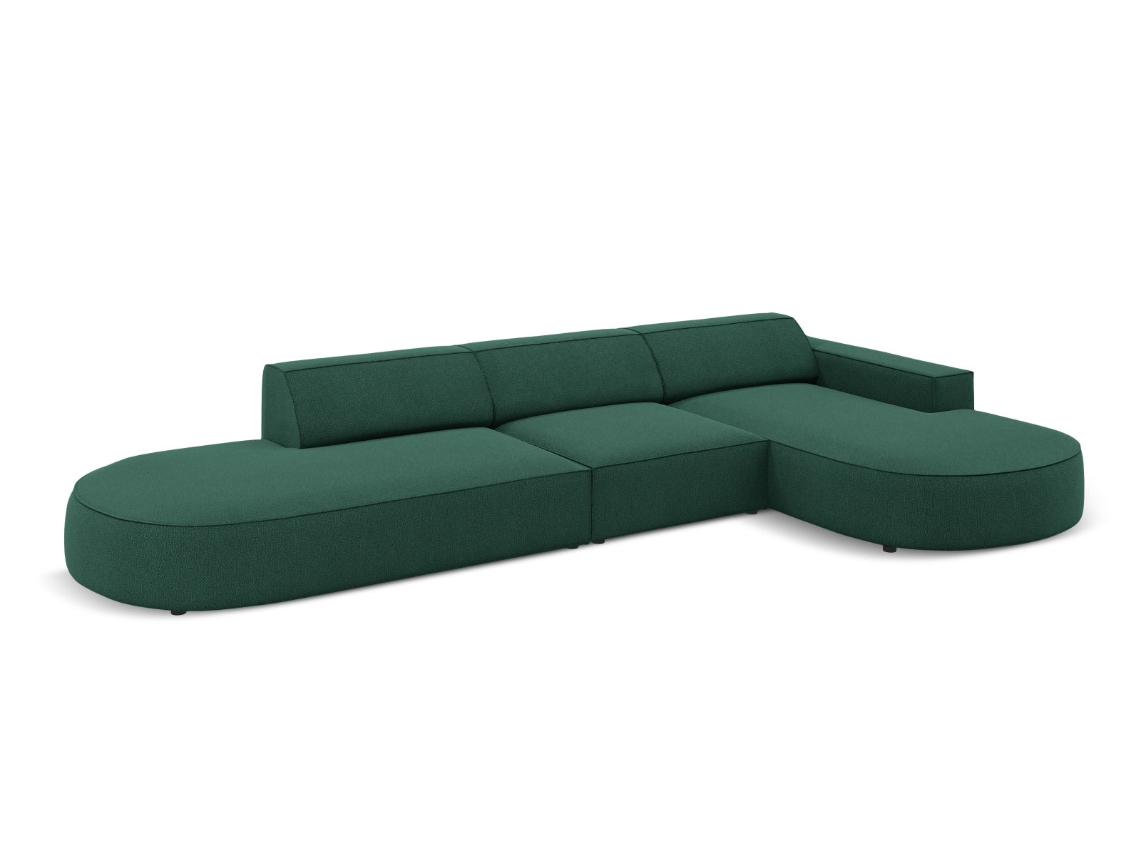 Entdecken Sie das Jodie Ecksofa von Micadoni: ein elegantes, modulares 4-Sitzer Sofa, das höchsten Komfort und vielseitige Gestaltung bietet.