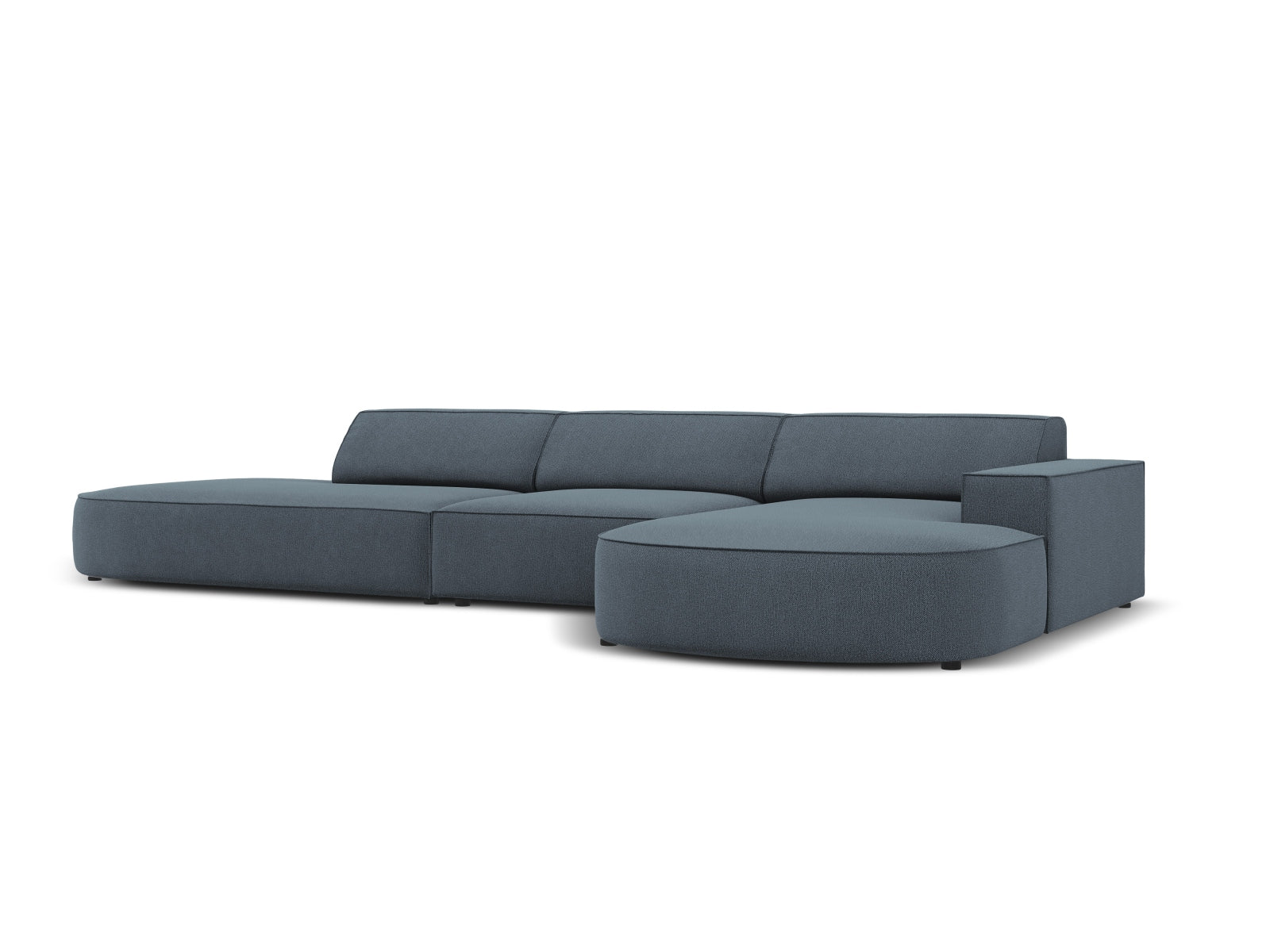 Erleben Sie das Jodie Ecksofa von Micadoni – ein modulares 4-Sitzer Sofa, das Komfort, Stil und individuelle Gestaltungsmöglichkeiten vereint.