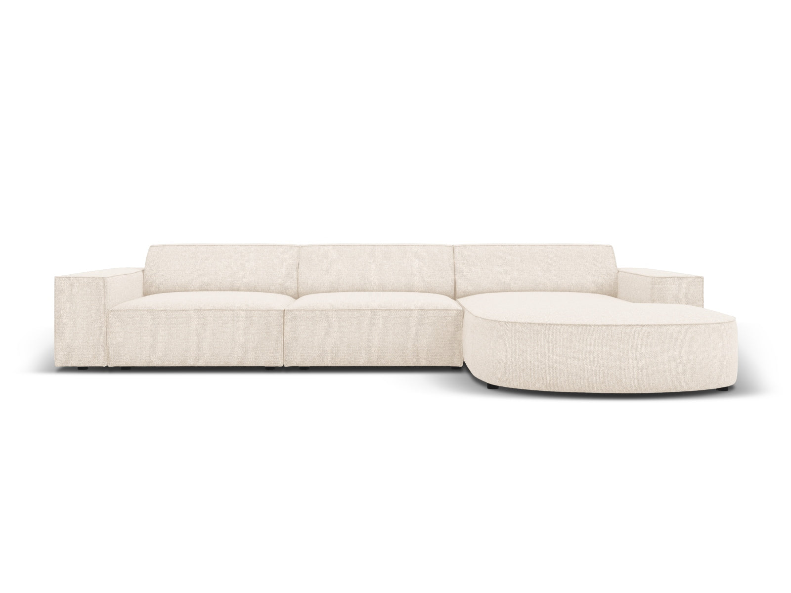 Erleben Sie das Jodie Ecksofa von Micadoni: ein elegantes, modulares 4-Sitzer Sofa, das höchsten Komfort und individuelle Gestaltungsmöglichkeiten bietet.