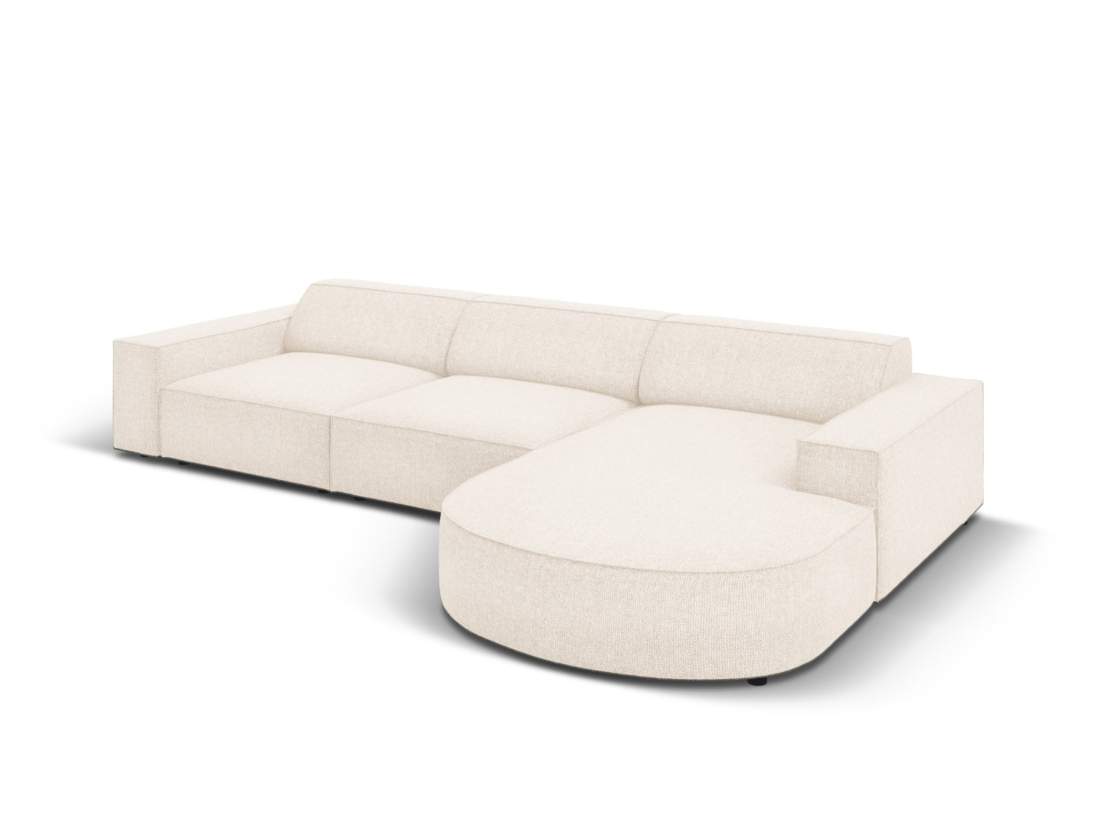 Erleben Sie das Jodie Ecksofa von Micadoni: ein elegantes, modulares 4-Sitzer Sofa, das höchsten Komfort und individuelle Gestaltungsmöglichkeiten bietet.