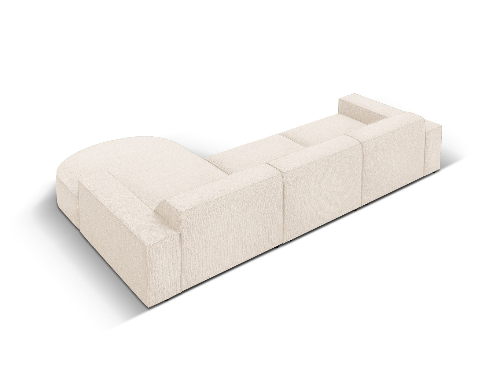 Entdecken Sie das Jodie Ecksofa von Micadoni: ein stilvolles, modulares 4-Sitzer Sofa, das Komfort, Funktionalität und Pflegeleichtigkeit vereint.