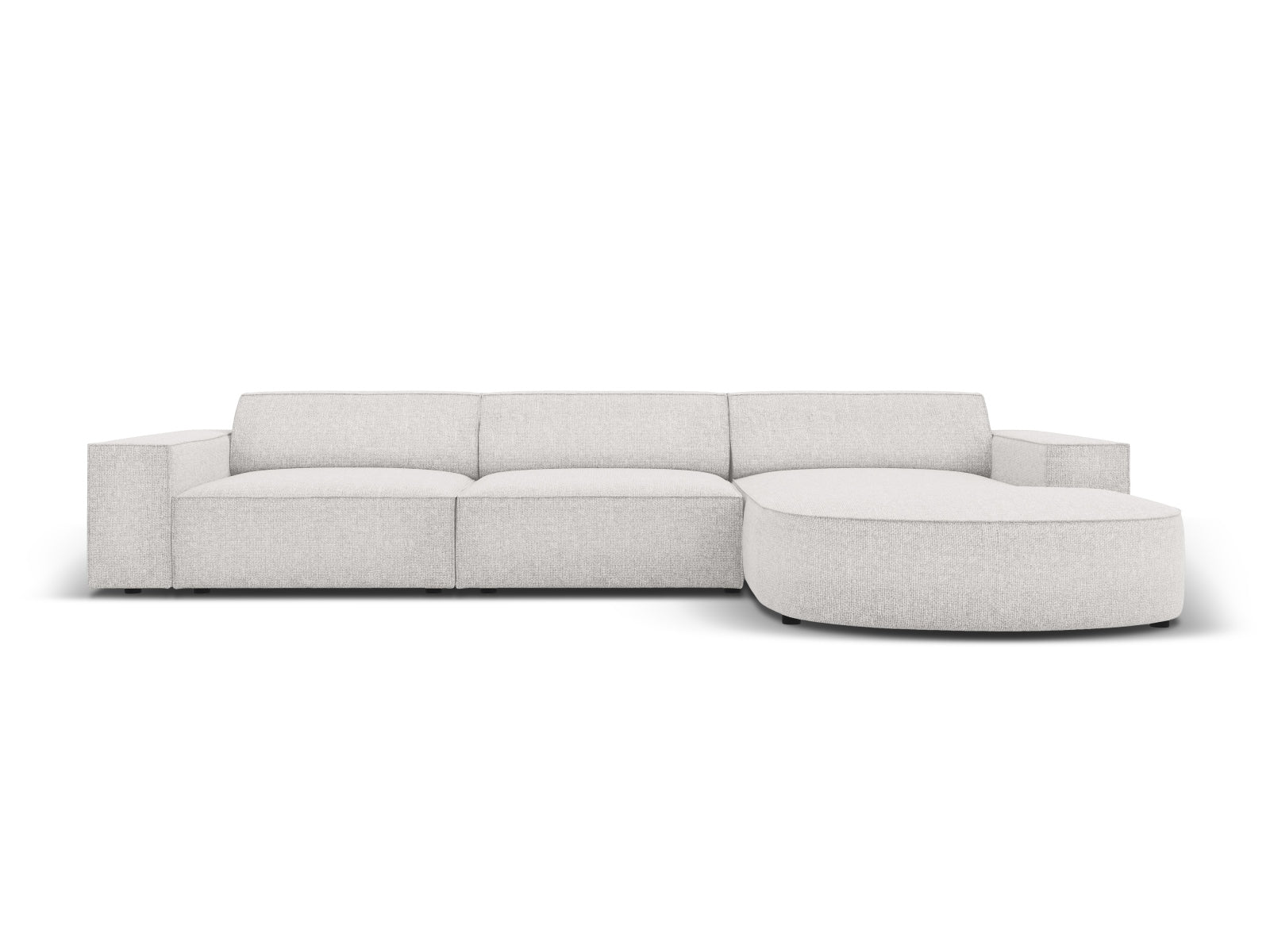 Erleben Sie das Jodie Ecksofa von Micadoni: ein elegantes, modulares 4-Sitzer Sofa, das höchsten Komfort und individuelle Gestaltungsmöglichkeiten bietet.