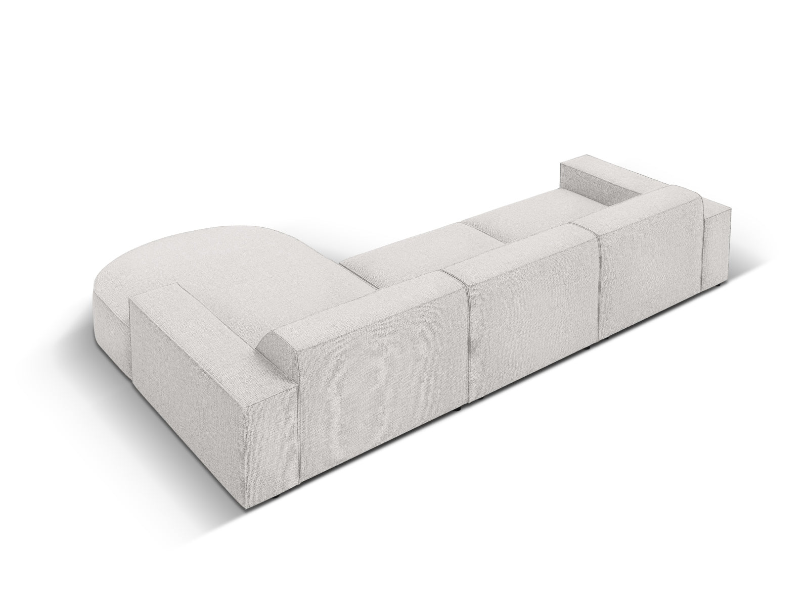 Entdecken Sie das Jodie Ecksofa von Micadoni: ein stilvolles, modulares 4-Sitzer Sofa, das Komfort, Funktionalität und Pflegeleichtigkeit vereint.