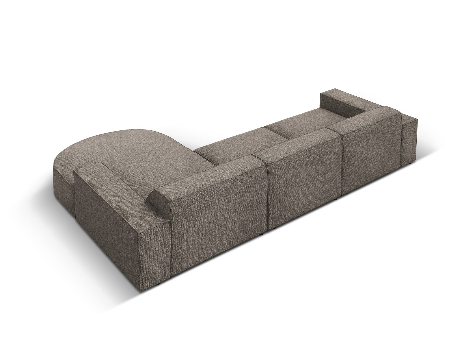 Entdecken Sie das Jodie Ecksofa von Micadoni: ein elegantes, modulares 4-Sitzer Sofa, das höchsten Komfort und individuelle Gestaltungsmöglichkeiten bietet.