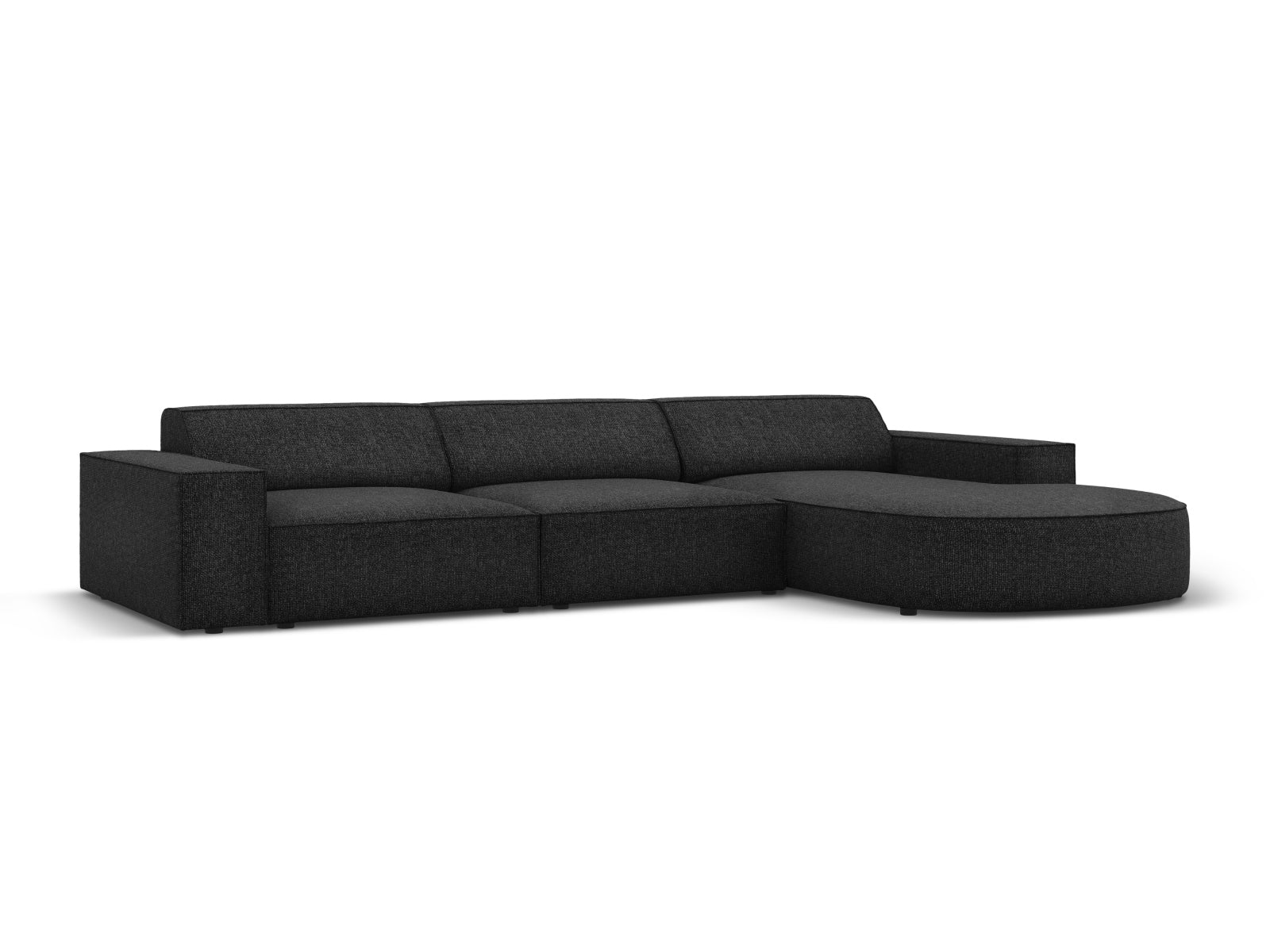 Entdecken Sie das Jodie Ecksofa von Micadoni: ein elegantes, modulares 4-Sitzer Sofa, das höchsten Komfort und individuelle Gestaltungsmöglichkeiten bietet.