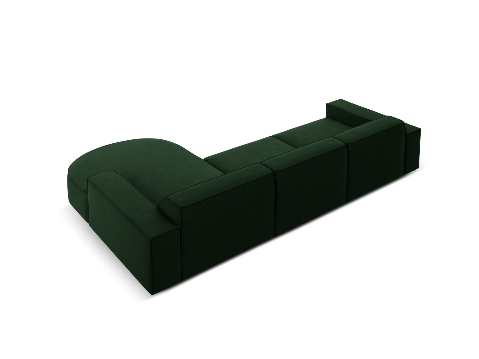 Erleben Sie das Jodie Velour Ecksofa rechts von Micadoni – ein stilvolles 4-Sitzer Sofa, das Komfort, Flexibilität und Pflegeleichtigkeit vereint.